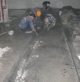 伸縮縫漏水圖片,工程堵漏圖片-中科商務網-沈陽德美斯防水堵漏工程